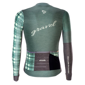 gré-to (Gravel) Long Sleeve Jersey (Wool blend)
