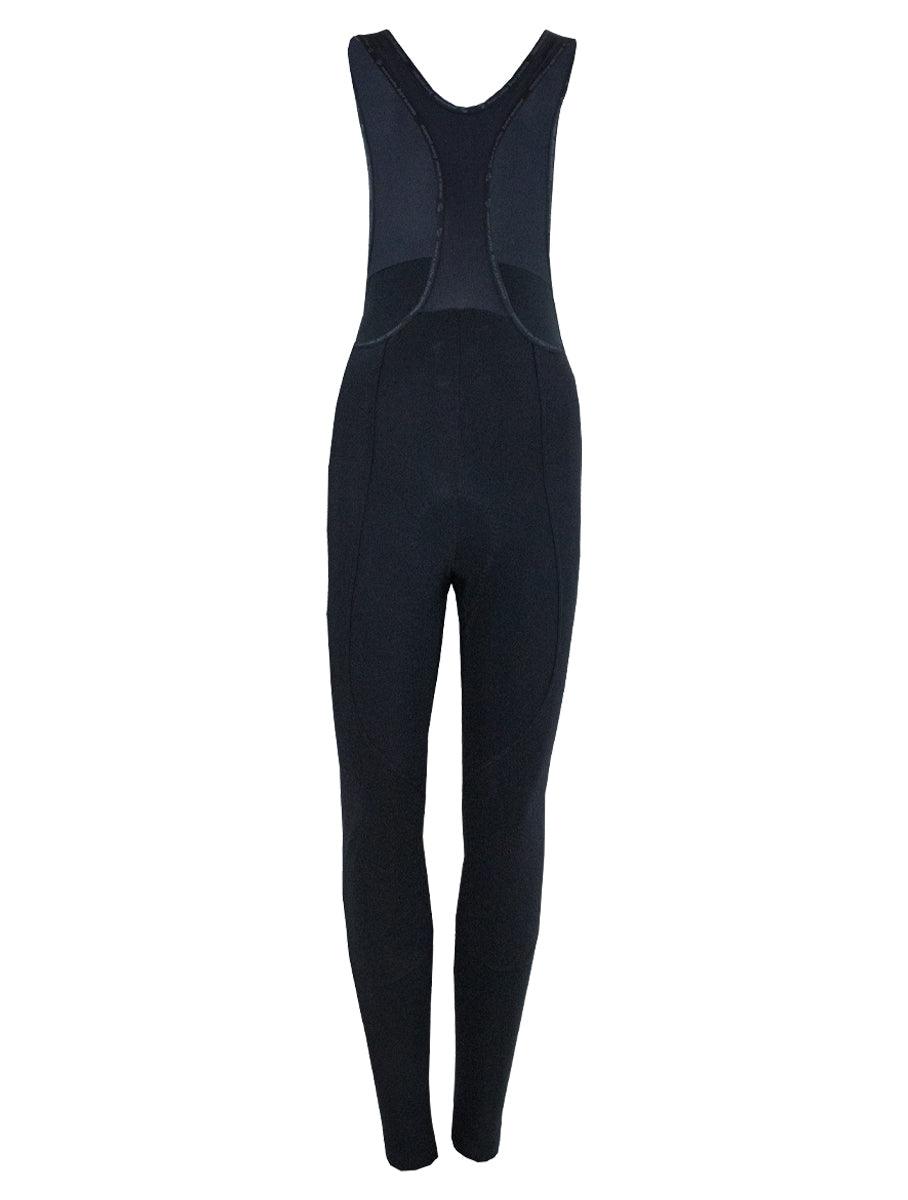 Women's Bora Winter Bib Tights - Black - Marcello Bergamo